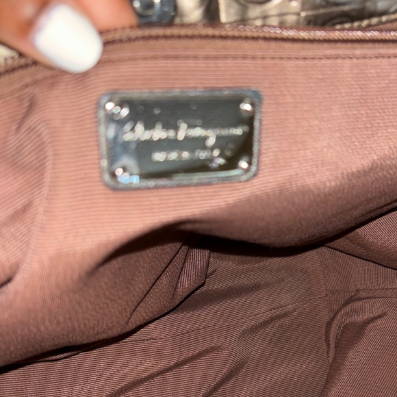 Salvatore Ferragamo Metallic Tote. As is - Picture 9 of 10